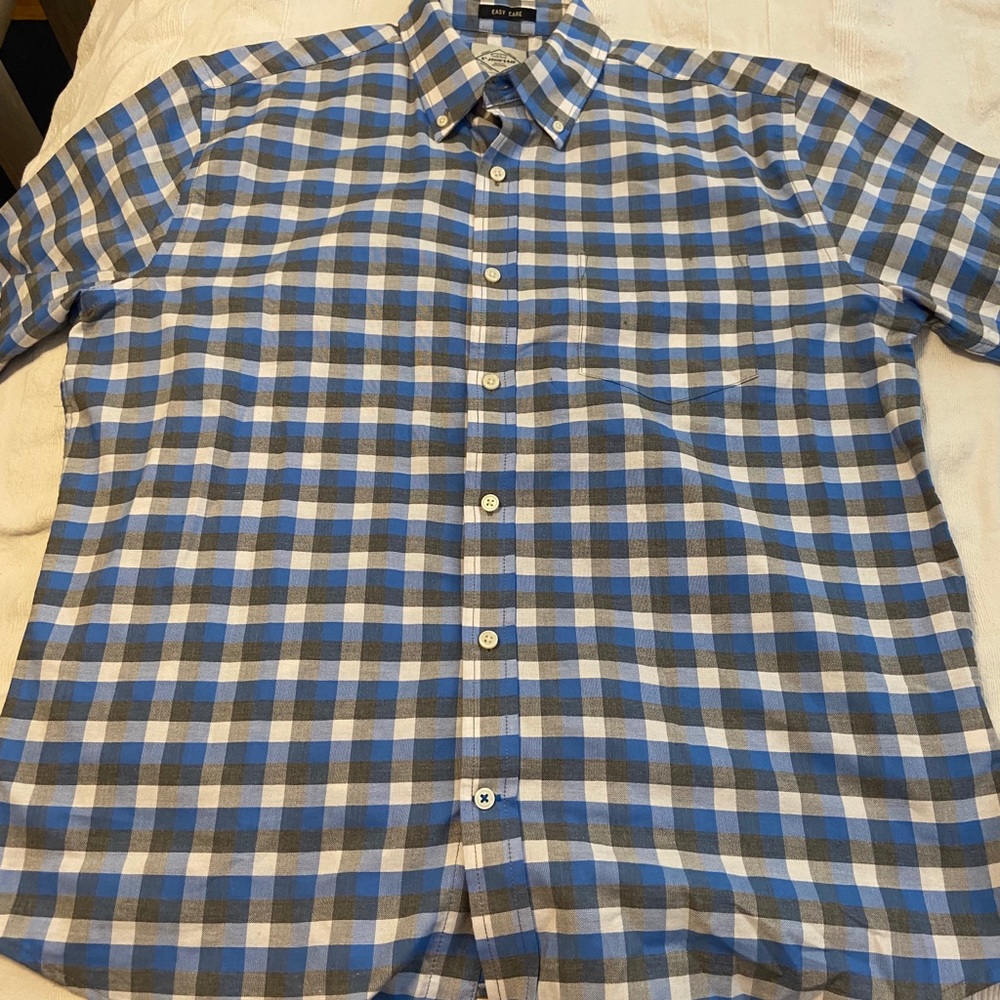 Men’s Large St Johns Bay Plaid Shirt